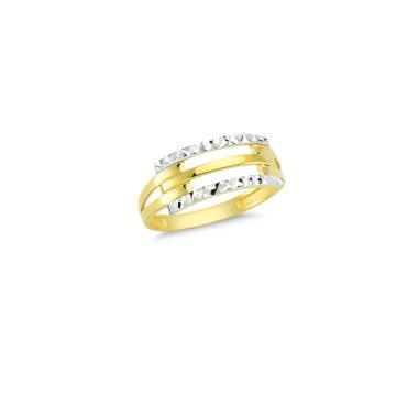 Beelo Gold 14K Altın Elmas Kesim Yüzük