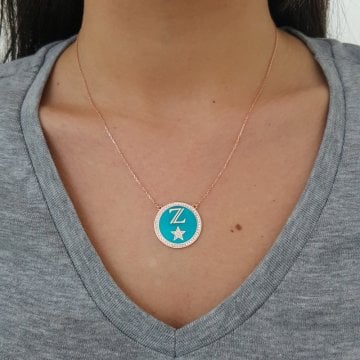 Beelo Silver 925K Gümüş Hollywood Star Z Harf Kolye