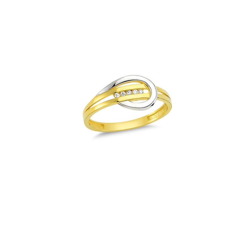Beelo Gold 14K Altın Tasarım Yüzük