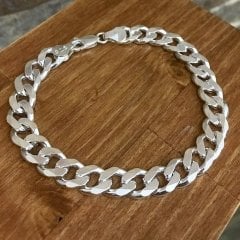 Gümüş kalın zincir bileklik om7141y2