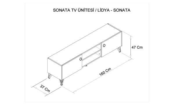 Sonata Tv Sehpası