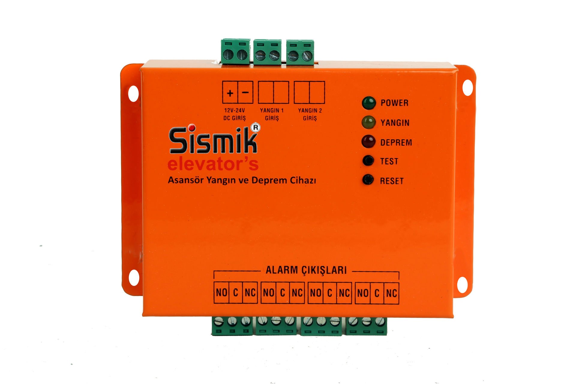 SİSMİK elevator's ASANSÖR DEPREM UYARI  VE YANGIN ALARM CİHAZI