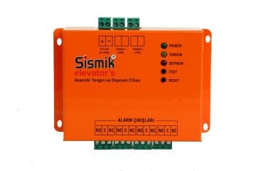 SİSMİK elevator's ASANSÖR DEPREM UYARI  VE YANGIN ALARM CİHAZI