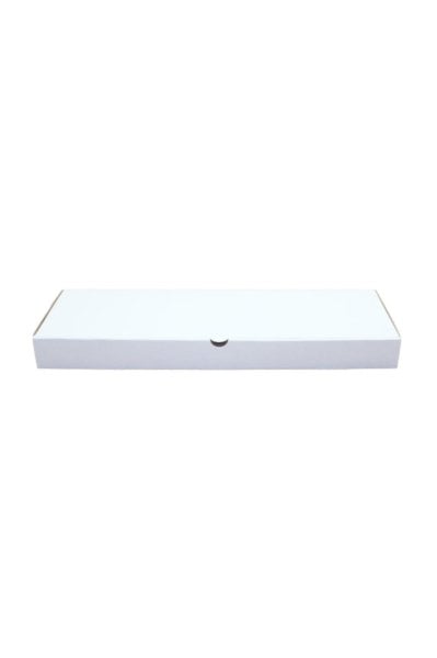 Kutu Pide Beyaz Baskısız 14x41x4 Cm 100 Adet