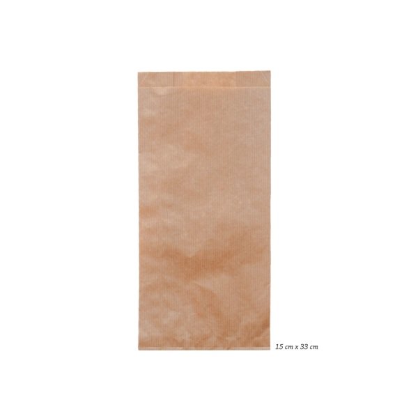 Çizgili Şamua Kraft Kese Kağıdı 17x33 cm 1440 Adet