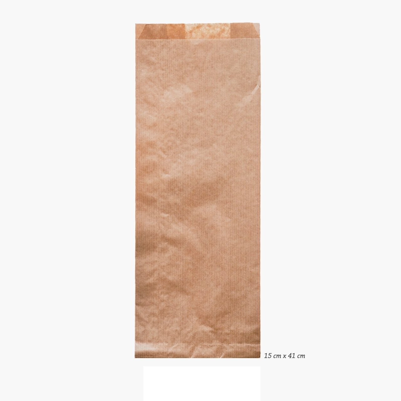 Çizgili Şamua Kraft Kese Kağıdı 15x41 cm 1100 Adet