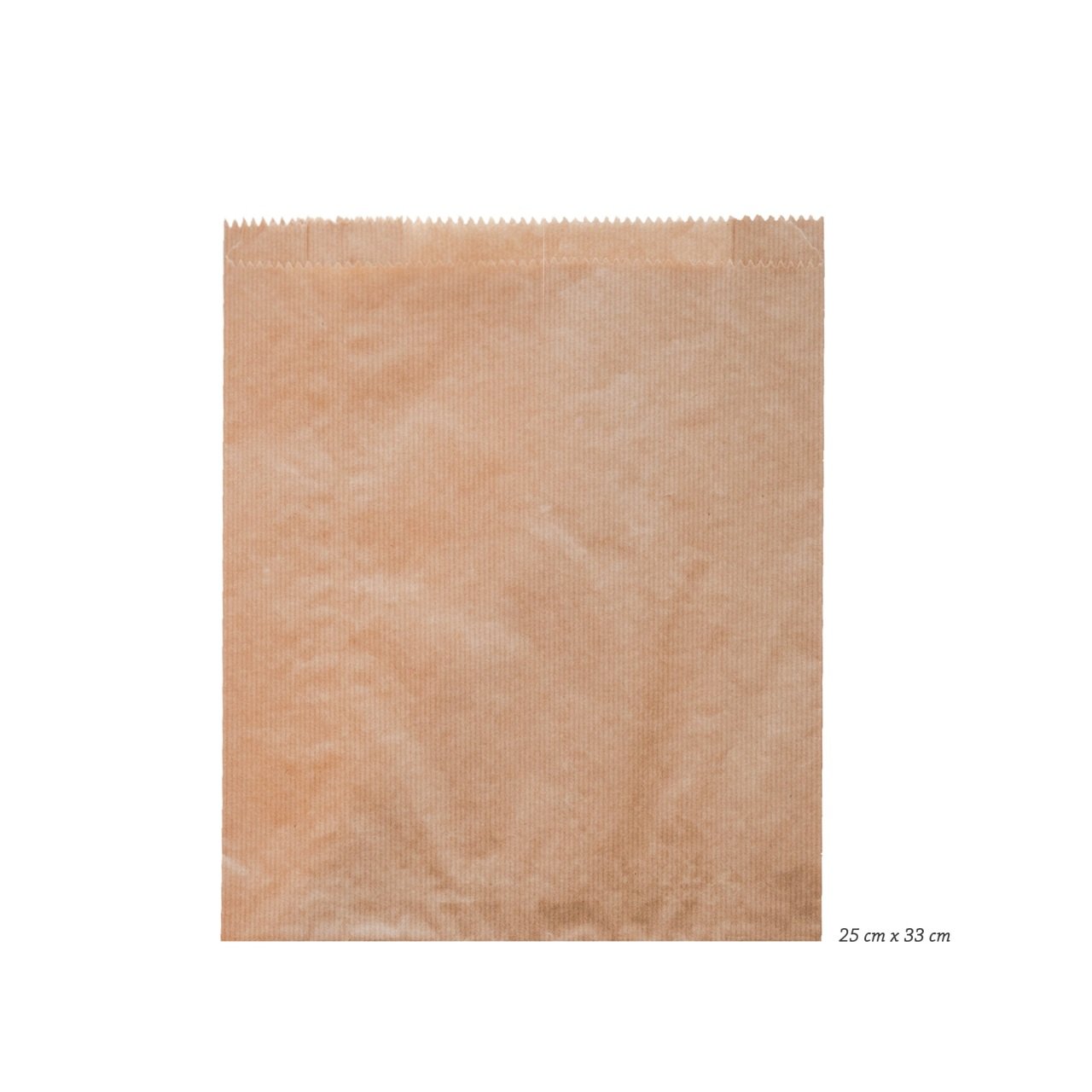 Çizgili Şamua Kraft Kese Kağıdı 25x33 cm 1000 Adet