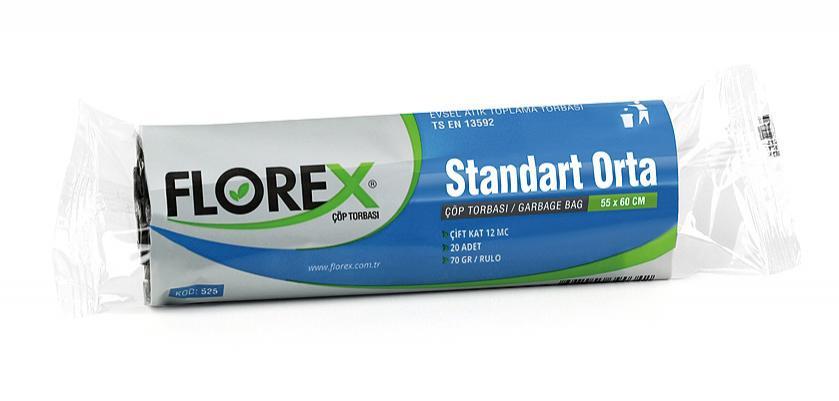 Florex Standart Orta Çöp Torbası 1000 Adet