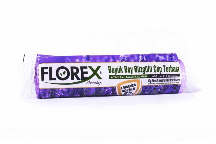 Lavanta Kokulu Büzgülü Büyük Boy Çöp Torbası