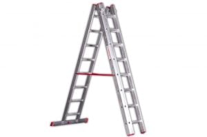 A Tipi Üzerine Sürgülü Alüminyum Merdivenler (Boy Seçiniz) - ATSM Serisi