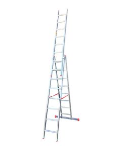 A Tipi Üzerine Sürgülü Alüminyum Merdivenler (Boy Seçiniz) - ATSM Serisi