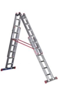 A Tipi Çift Sürgülü Alüminyum Merdivenler (Boy Seçiniz) - ATCSM Serisi