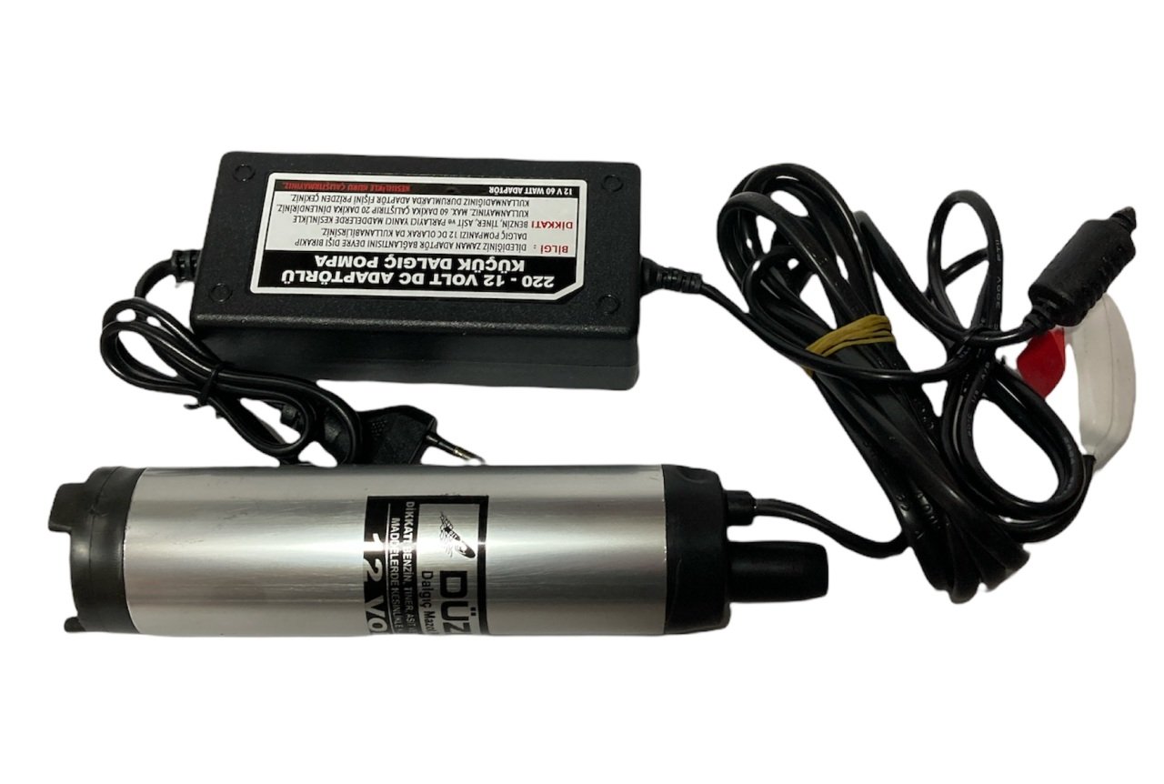 DZY-220-12 Volt Adaptörlü Küçük Dalgıç Pompa