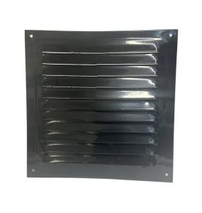 Siyah Sabit Kanat Metal Menfez 125x125 (Siyah)