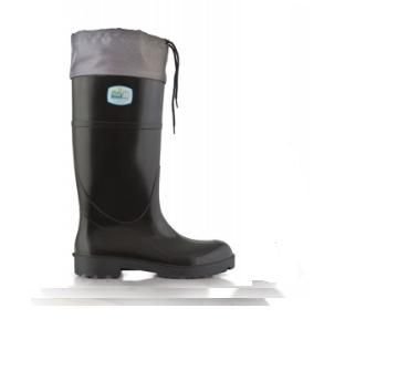 POLLYBOOT POLİÜRETAN ÇİZME 45 CM BOĞAZLI KONÇ:SİYAH TABAN:GRİ STOK DURUMU SORUNUZ.