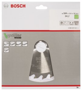 Bosch Optiline Wood 184*30 mm 24 Diş