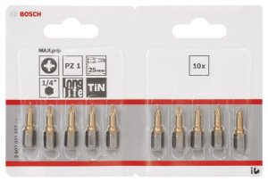 Bosch MaxGrip PZ 1*25 mm 10'lu