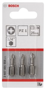 Bosch ExtraHard PZ 1*25 mm 3'lü