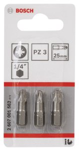 Bosch ExtraHard PZ 3*25 mm 3'lü