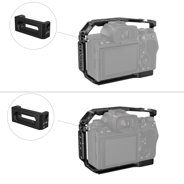 SmallRig Sony  A7R V / A7 IV / A7S III  için Kafes Kiti 3668B