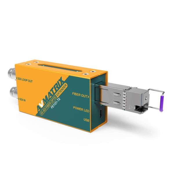 AVMatrix FE1121 3G-SDI Fiber Optic Extender Transmitter & Receiver Set