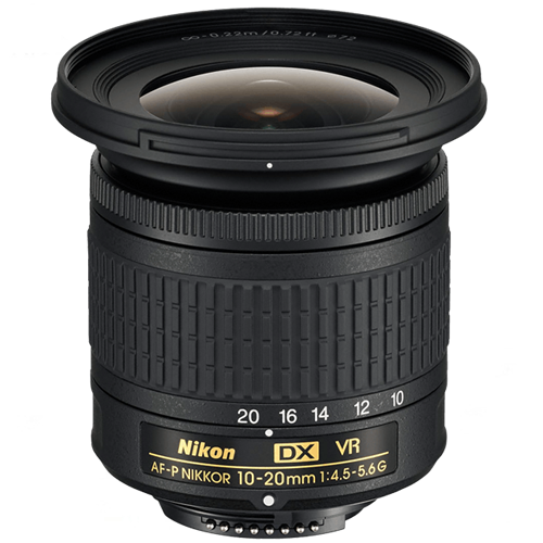 Nikon AF-P 10-20mm f/4.5-5.6G DX VR Lens