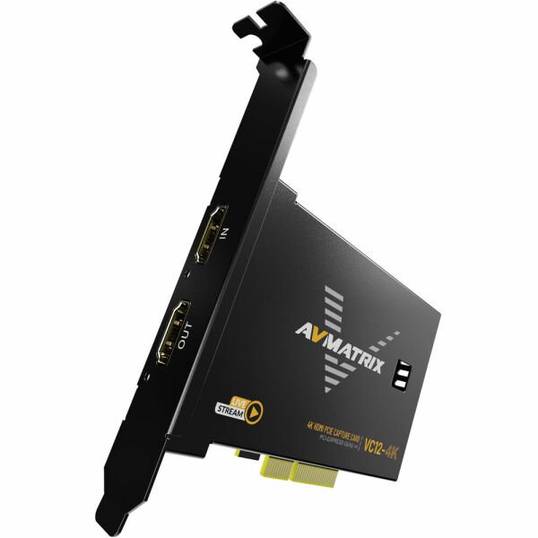 AvMatrix VC12-4K - 4K HDMI PCIE Capture Card