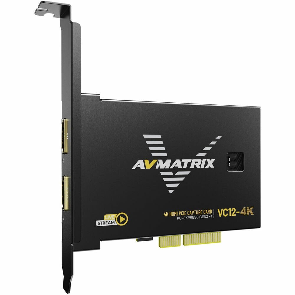 AvMatrix VC12-4K - 4K HDMI PCIE Capture Card