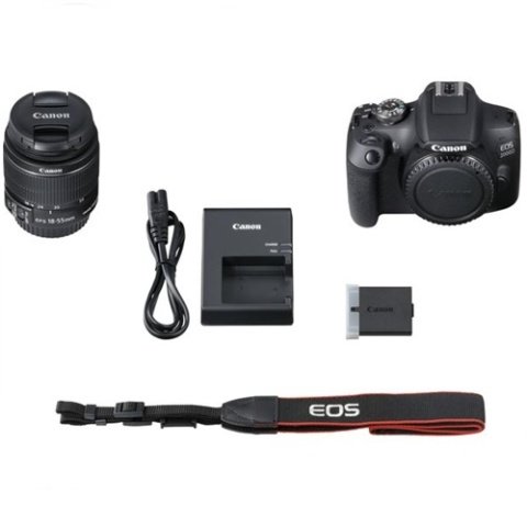 Canon EOS 2000D + EF-S 18-55mm f / 3.5-5.6 DC III Lens Kit