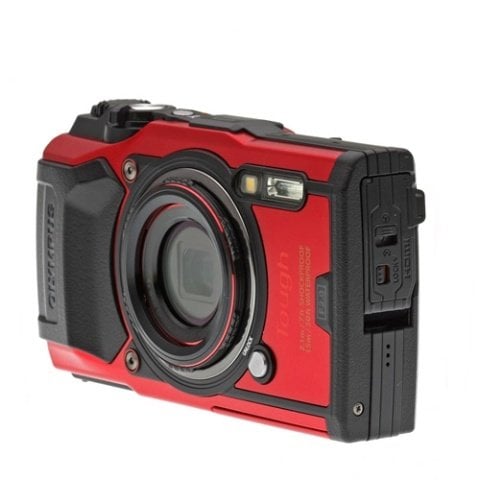 Olympus Tough TG-6 Fotoğraf Makinesi (Kırmızı)