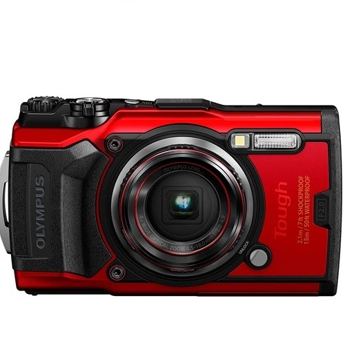 Olympus Tough TG-6 Fotoğraf Makinesi (Kırmızı)