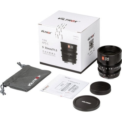Viltrox 33mm T1.5 Cine Lens (Sony E)