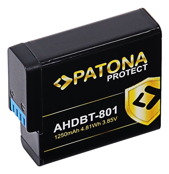 Patona 13325 Protect AHDBT-801 Gopro Hero8, Hero7, Hero6, Hero5 Batarya