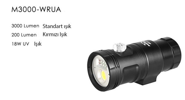 M3000-WRUA  Video Işığı (3000 Lümen)