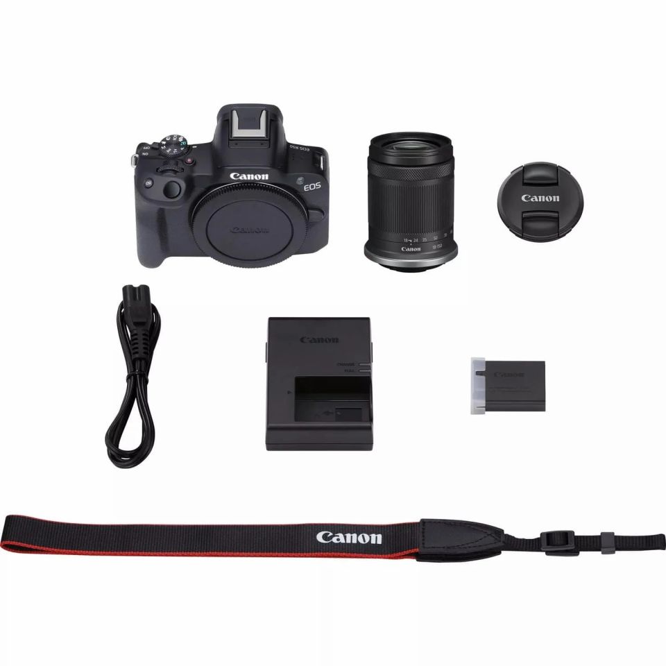 Canon EOS R50 + RF-S 18-150mm IS STM Lensli Kit