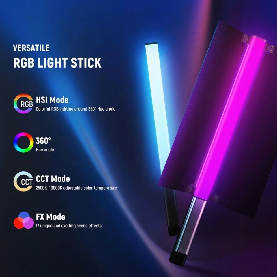 Neewer CL124 RGB El Tipi LED Işık Tüpü