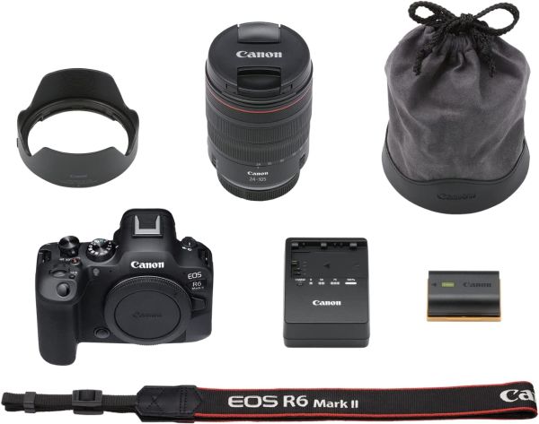 Canon EOS R6 Mark II + RF 24-105mm F/4 L IS USM Lens Kit