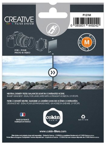Cokin Graduated ND Filter -Medium (ND4) (0.6) - Medium Size (P Series) P121M