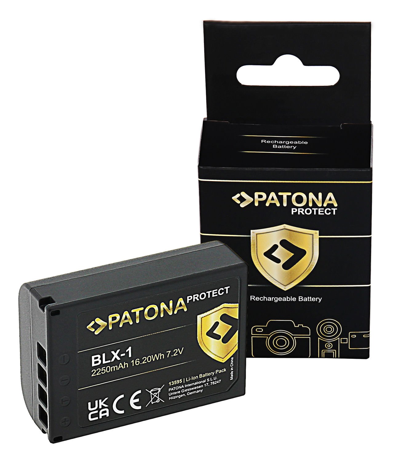 Patona Protect Olympus BLX-1 Batarya Pil