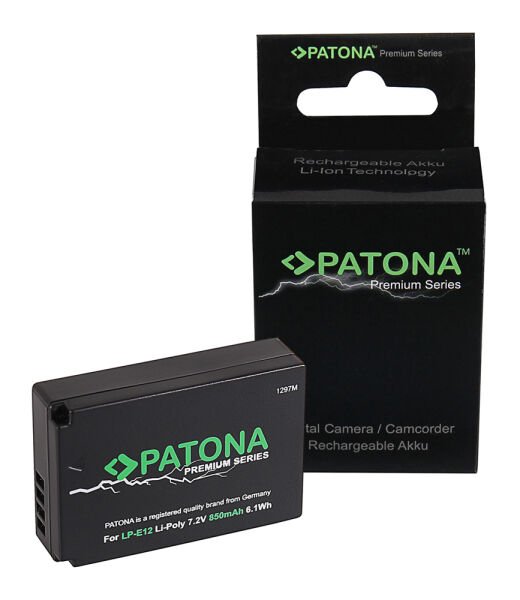 Patona Premium Canon LP-E12 Batarya Pil