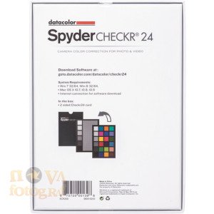 DataColor ColorVısıon SpyderCHECKR 24 Gri ve Renk Referans Kartı