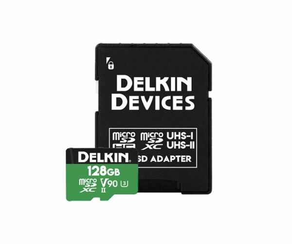 Delkin 128GB Power UHS-II (V90) Micro SD Hafıza Kartı