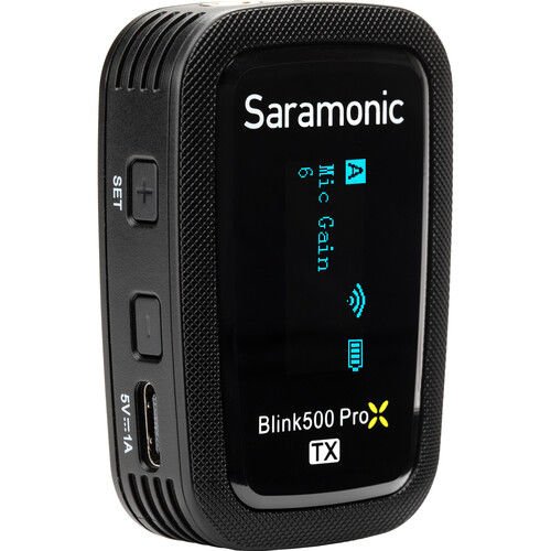 Saramonic Blink500 ProX B3 Kablosuz Tekli Yaka Mikrofonu (Iphone)