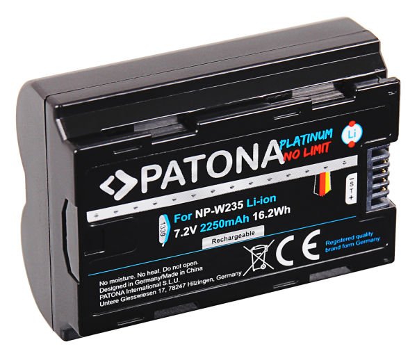 Patona Platinum Fuji NP-W235 Batarya Pil