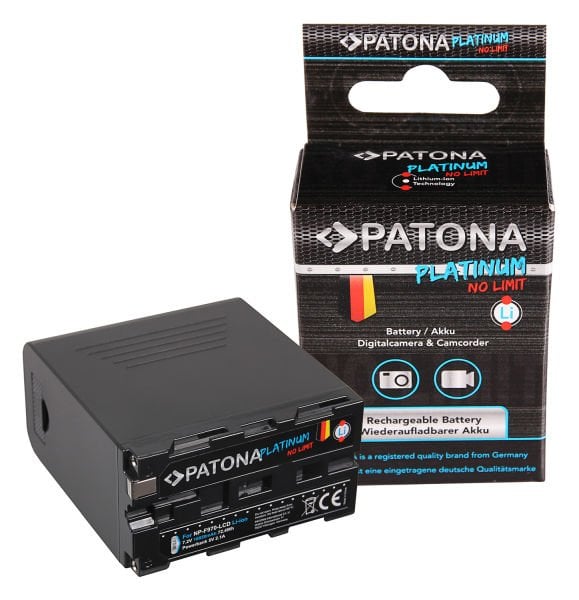 Patona Platinum Sony NP-F970 LCD Mikro USB ve USB-C Girişli Batarya Pil
