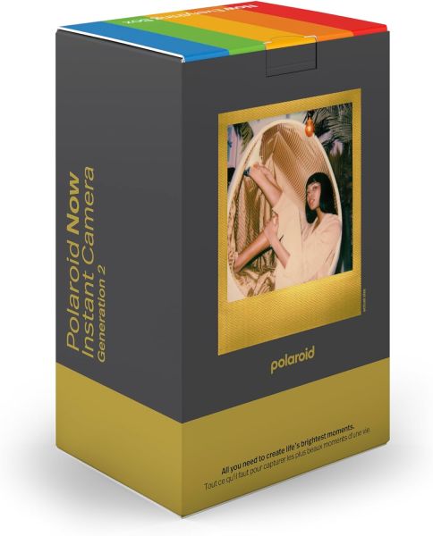 Polaroid EB Now Gen 2 Black-Golden Anlık Fotoğraf Makinesi