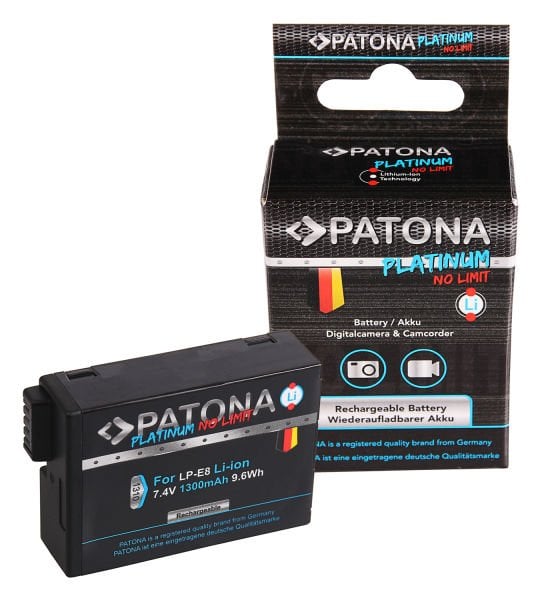Patona Platinum Canon LP-E8+ Batarya Pil