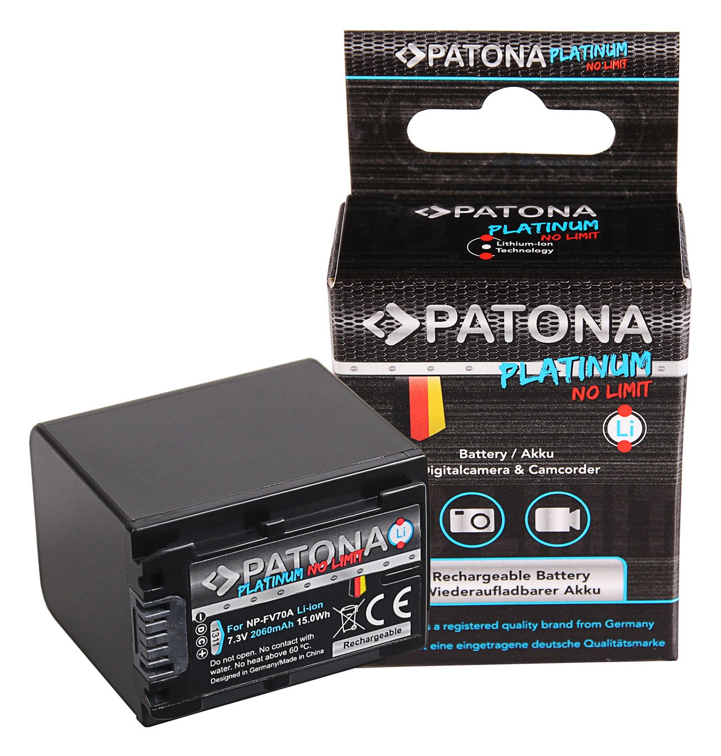 Patona Platinum Sony NP-FV70A Batarya Pil