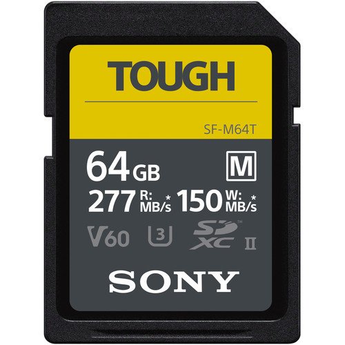 Sony 64GB SF-M Tough Series UHS-II SDXC Hafıza Kartı (SF-M64T)