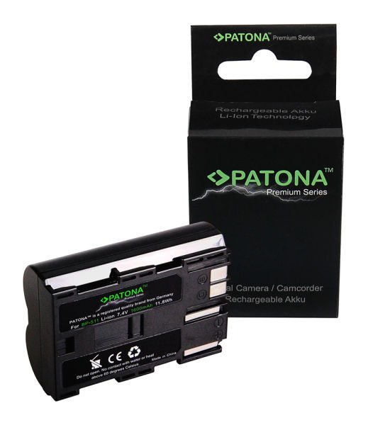 Patona Premium Canon BP-511 Batarya Pil